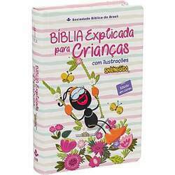 Bíblia Explicada Para Crianças Com ilustrações - Smilinguido - Rosa - Edição Em Cores