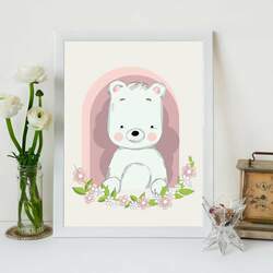 Quadro Decorativo Infantil Urso Baby