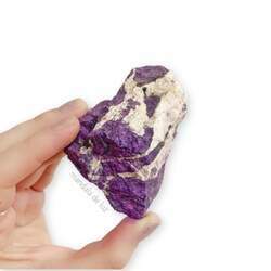 Pedra Purpurita Bruta Unitária Cristal Natural - P