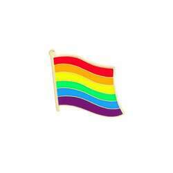 Pin Broche Bandeira LGBT Arco-Íris