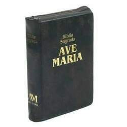 Bíblia Letra Maior Zíper Marrom