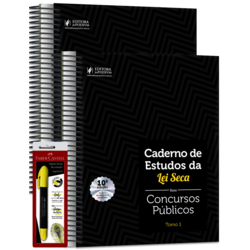 Caderno de Estudos da Lei Seca - Concursos Públicos - Vade Mecum Amarelinho - Edição Limitada (2023)
