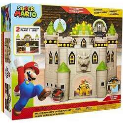 Brinquedo Playset Super Mario Castelo Do Bowser De 41 Cm