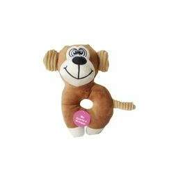 Brinquedo Pelúcia Macaco com Argola Bark-a-Boo