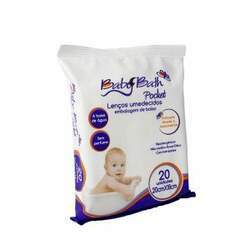 Lenço Umedecido Baby Bath Pocket 20 unidades