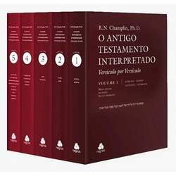 Livro Antigo Testamento Interpretado 5 Volumes