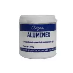 Aluminex Fluxo para Solda de Aluminio 200G Oxigen