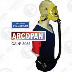 Respirador de Adução de Ar Tipo Linha de ar comprimido de fluxo contínuo com peça facial inteira Arcopan Air Safety