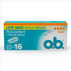 Absorvente O B Pro Comfort Super C/ 16un
