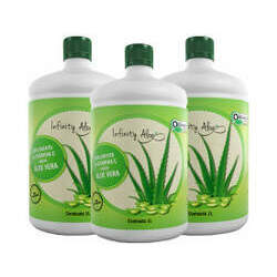 Suplemento de Vitamina C Sabor Babosa Aloe Vera 1L Kit com 3 - Infinity