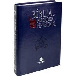 Bíblia do Pregador Pentecostal NAA Índice Azul Nobre c/ Índice
