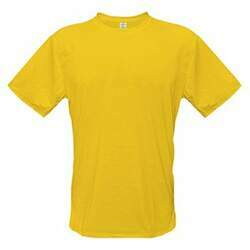 Camiseta Amarela - P ao GG3 (100% Algodão)