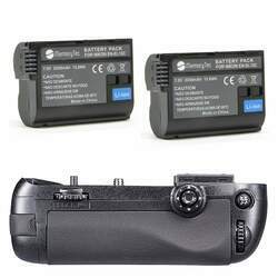 Kit Battery Grip MB-D15 2 Baterias EN-EL15C para Nikon D7100 D7200
