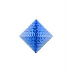 Colmeia de papel - Diamante Azul Claro (25 cm)