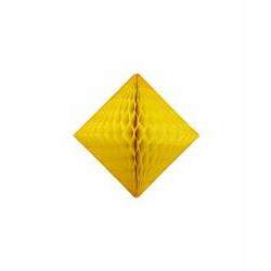 Colmeia de papel - Diamante Amarelo (25 cm)