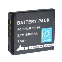 Bateria NP-50 para câmera digital e filmadora Fuji FinePix F50, F50FD, F100FD,