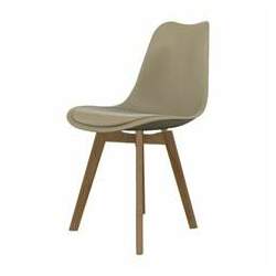 Cadeira Saarinen em Polipropileno Wood 84,5x49cm Nude