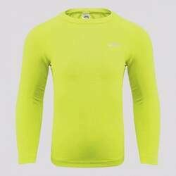 Camiseta Selene Manga Longa Proteção UV50 Juvenil Verde Neon