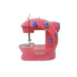 Máquina de Costura Reta Portátil, Rosa Pink Bivolt com pedal Westpress West222