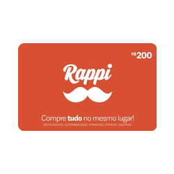 Gift Card Rappi R$ 200