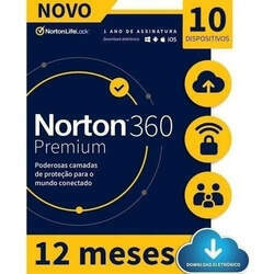Norton Antivirus Premium P/10 Dispositivos 12 Meses Download