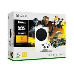 Console Microsoft Xbox Series S, 512GB + Fortnite + Rocket League + Fall Guys (Digital para download), Branco - RRS-00076