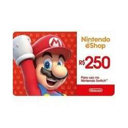 Gift Card Nintendo: 250 Reais - Cartão Presente Digital