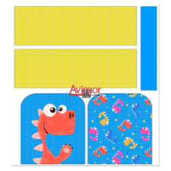 Painel Lancheira Mini Dino Cute PS019