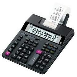 Calculadora de Mesa com Impressora, Preta, Visor Grande de 12 Dígitos, HR-150RC, CASIO