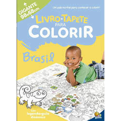 Livro-tapete Para Colorir: Brasil, De Todolivro Ltda Editora Todolivro Distribuidora Ltda Em Português, 2020