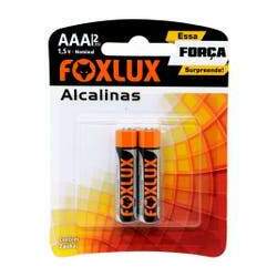 Pilha Alcalina AAA 2 Unidades Foxlux