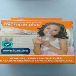 MICRONEBULIZADOR SONICLEAR MICROPAR COM PLUG INFANTIL