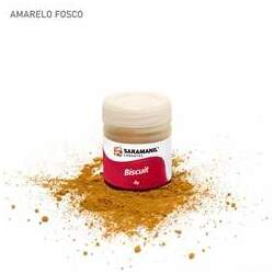 Corante de Biscuit - 75 600 - Amarelo Foscas 4g - Saramanil