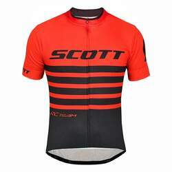 Camisa Ciclismo Scott RC TEAM 20 2020 Verm/Preto Masculino