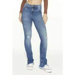 Calça Jeans Feminina New Boot Cut com Abertura Lateral - DZ20477
