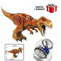 Kit Jurassic Park Dinossauro Tiranossauro Rex T-Rex Girosfera Boneco