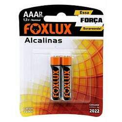 Pilha AAA Alcalina Foxlux com 2 unidades 95 04