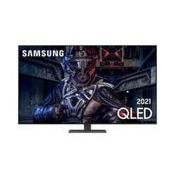 Smart TV Samsung 55 Polegadas 4K QLED, 4 HDMI, Processador IA, HDR10+, Tela Infinita, Alexa Built In - QN55Q80AAGXZD
