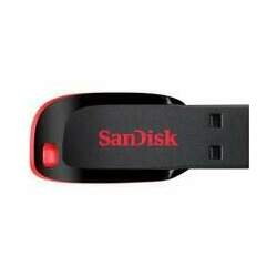 Pen Drive 16GB Cruzer Blade Sandisk USB 2.0, Preto - SDCZ50-016G-B35