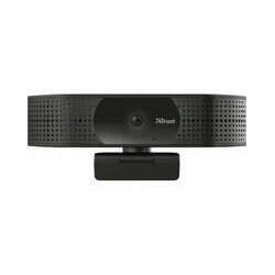 Webcam Trust TW-350 Ultra HD 4K, 3840x2160p, 30 FPS, USB, Microfones Duplos, Visão de 74° - 24422