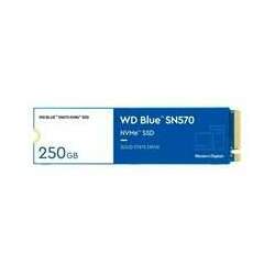 SSD 250 GB WD Blue SN570, M.2 2280, NVMe, Leitura: 3300MB/s e Gravação: 1200MB/s, Azul - WDS250G3B0C