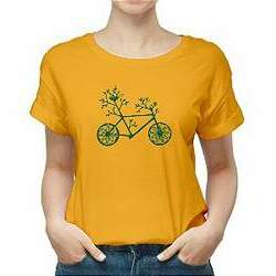 Camiseta Feminina Bike árvore