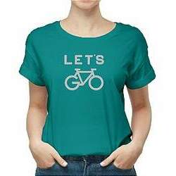 Camiseta Feminina Let's go biker