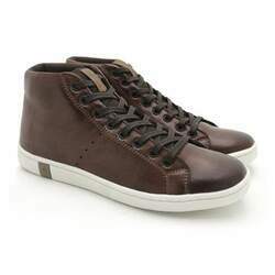 Sapatenis North em Couro Masculino - Brown/Whisky - 07405-2965