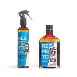 KIT CABELO LIMPO E NO ESTILO (01 Grooming Spray 300ml 01 Shampoo Ice 220ml)