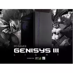 PC Gamer Genisys III Lite - Intel 10a Edition (Intel Core i3-10100F 4-Core, 8GB DDR4-2666, 480GB SSD, GeForce GTX 1650 4GB)