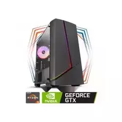 PC Gamer Genisys III Lite - AMD Edition (AMD Ryzen 5 5500 Six-Core, 8GB DDR4-2666, 500GB SSD NVMe, GeForce GTX 1650 4GB)