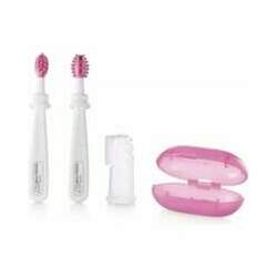 Kit De Higiene Oral Rosa 0+M - Multikids