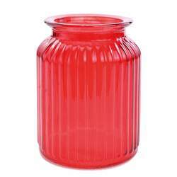 Vaso de Vidro Vermelho - 1116154 - CROMUS