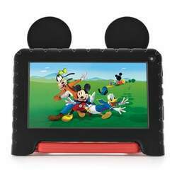 Tablet Multi Mickey com Controle Parental 2GB RAM 32GB Tela 7 pol Android 13 (Go edition) Processador Quad Core Preto - NB395
